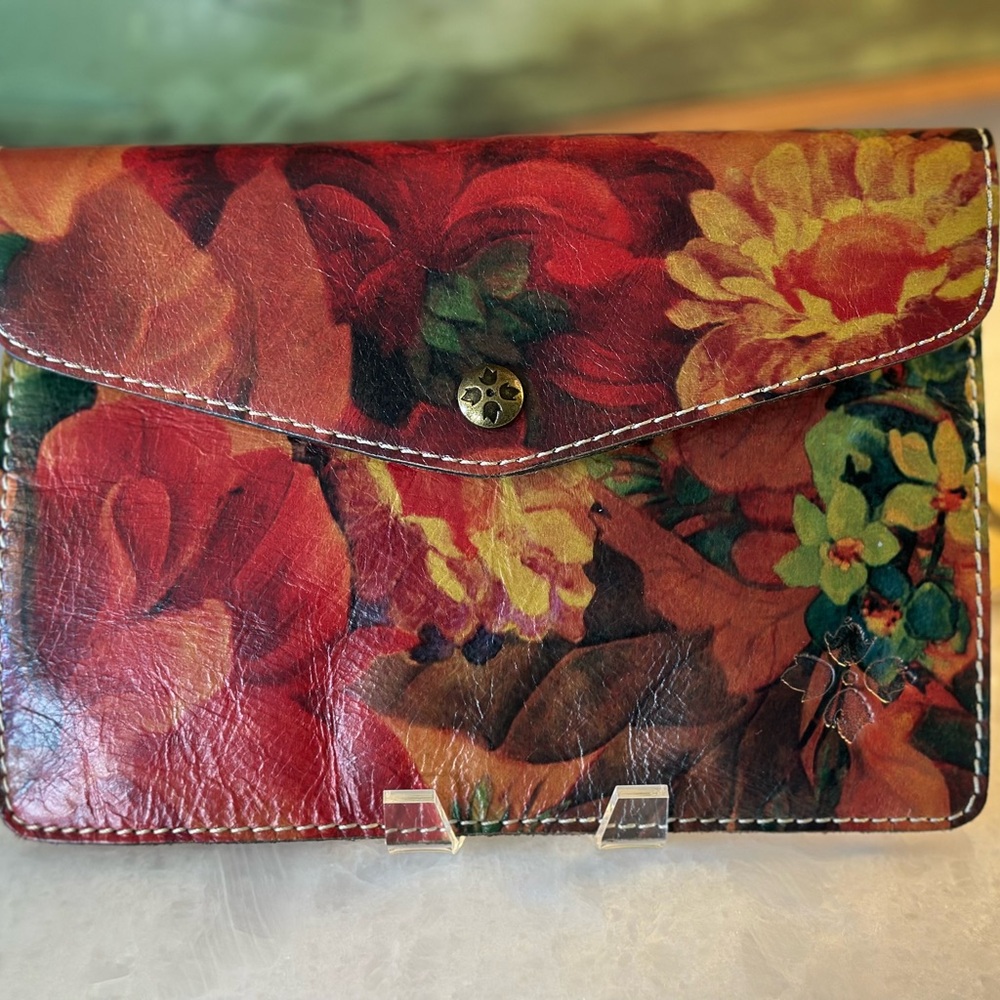 Patricia Nash Mini Tech Portfolio iPad Mimi, Heritage Leather Clutch